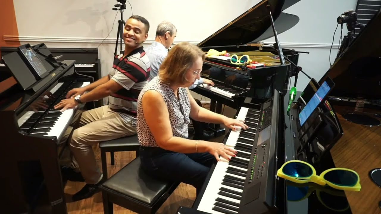 Le Lac de Come/G. Galos-Sonia Flor/Kleberson/Uhlik! #lelacdecome #uhlik #pianistas #sópianobom #paz