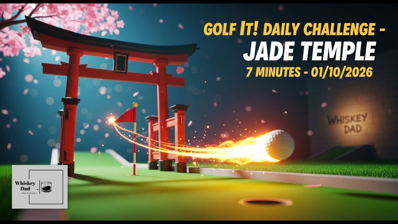 Golf It! Daily Challenge - Jade Temple 7 minutes - 01/10/2026
