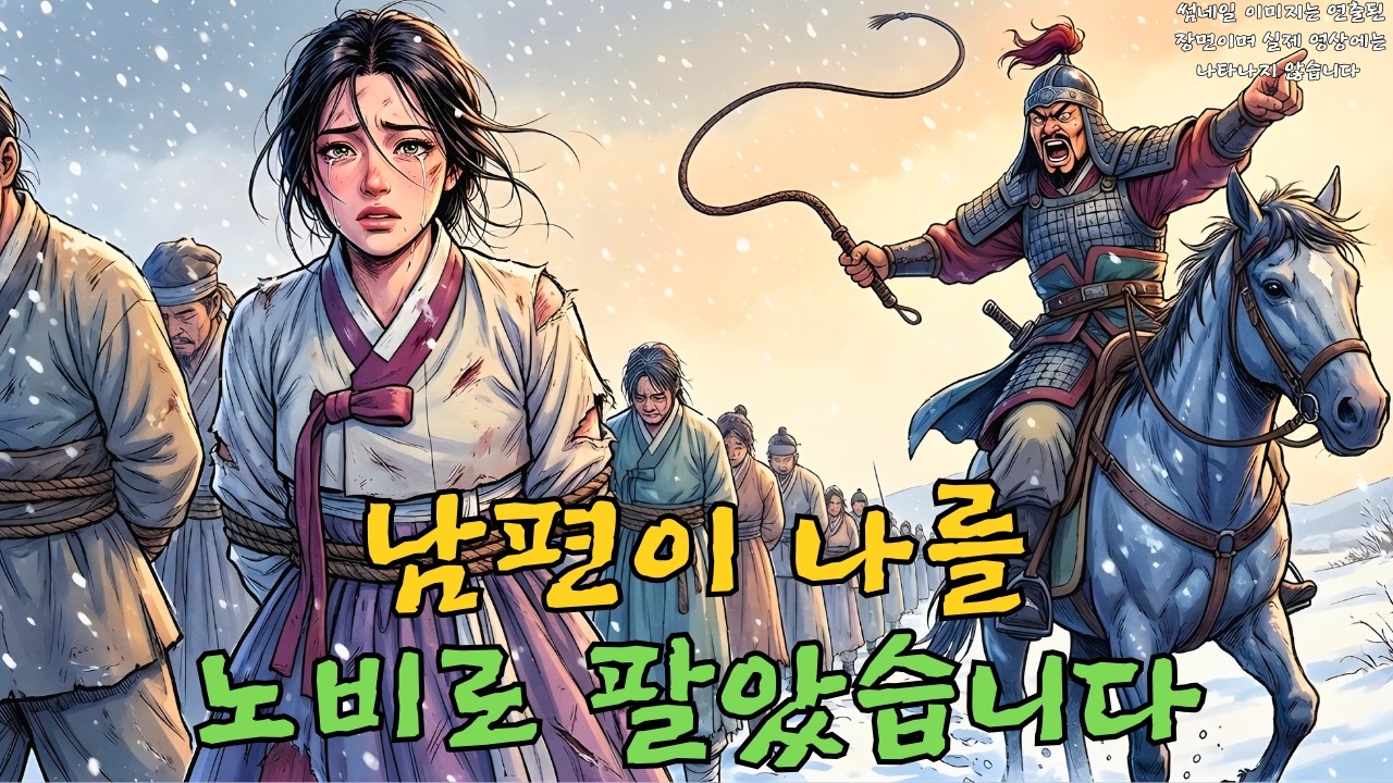 고려 말기 시댁의 빚을 갚기 위해 평생을 노비처럼 일했던 조강지처가 무정한 남편의 배신으로 결국 머나먼 타국에 관노로 팔려가게 된 슬프고도 잔혹한 사연| 야담·민담·전설·설화