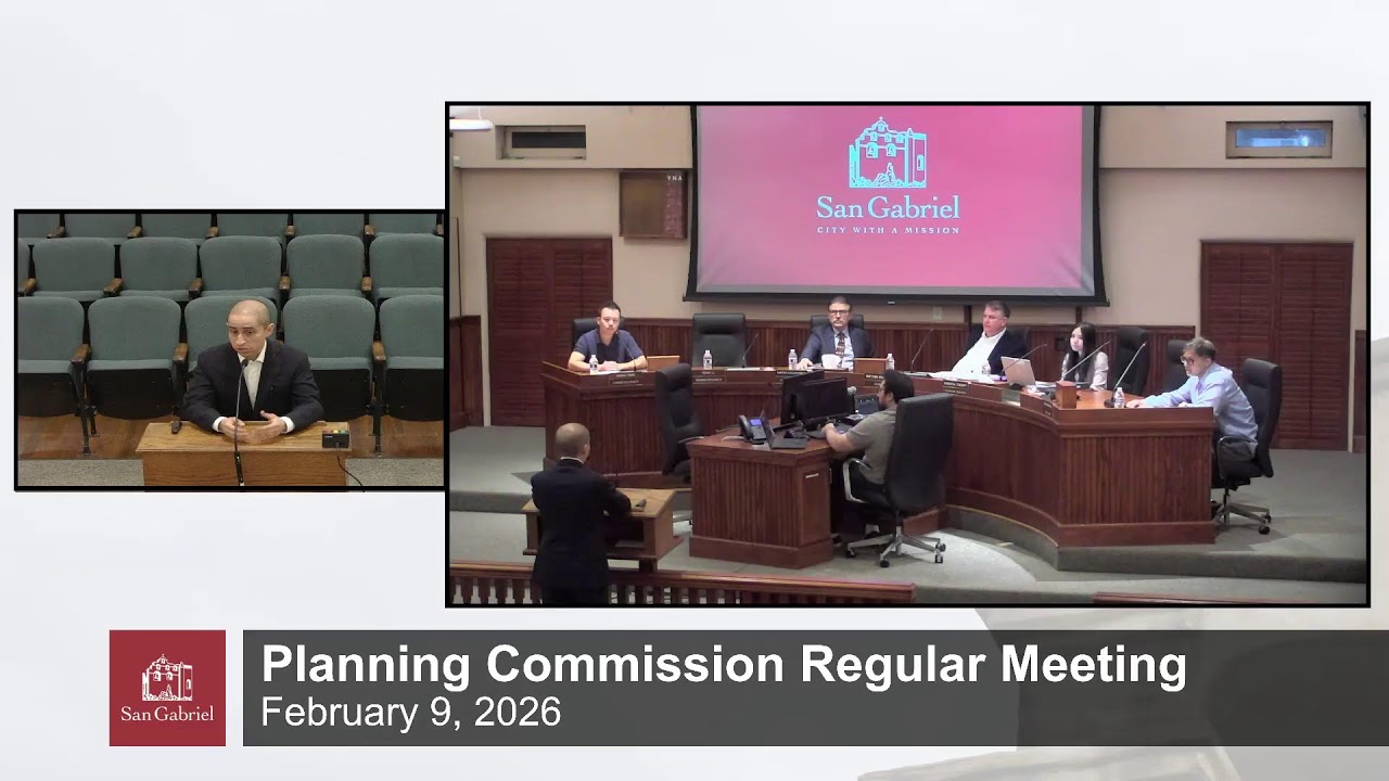 Planning Commission Regular Meeting - February 9, 2026 - City of San Gabriel