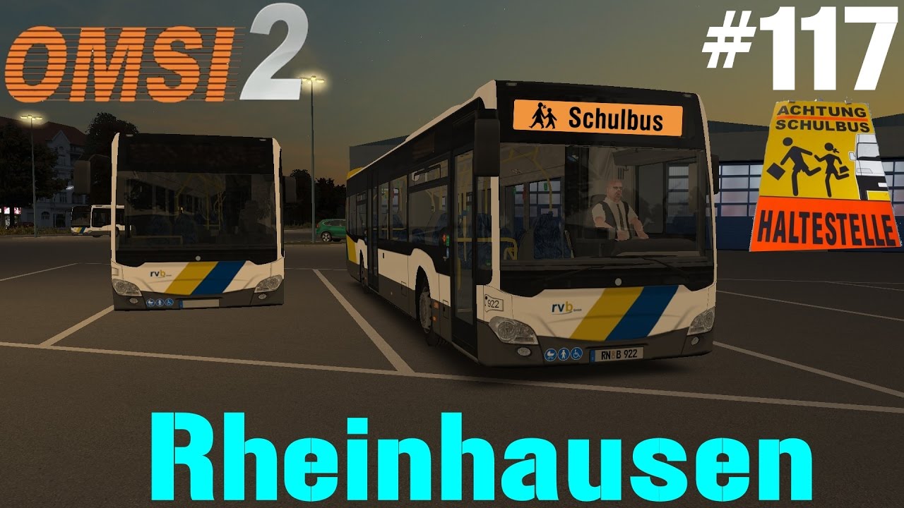 Let's Play OMSI 2 [60FPS] #117 - eine verrückte Schulbus fahrt | C2 Überlandbus | Rheinhausen