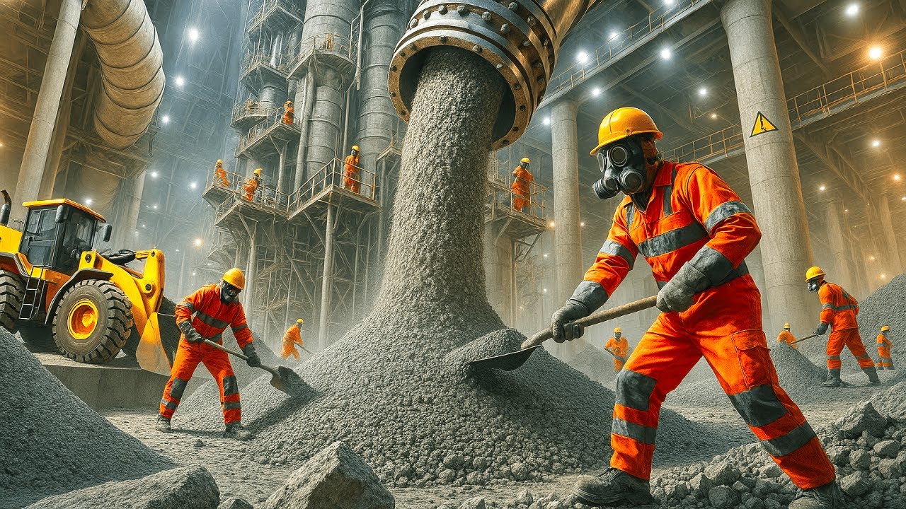 JAK POWSTAJE CEMENT w FABRYKACH 🏭 | PROCES PRODUKCJI