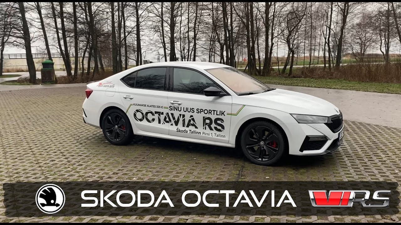 Day drive Skoda Octavia RS 2021 2.0 TSI 245hp 180kw stock POV