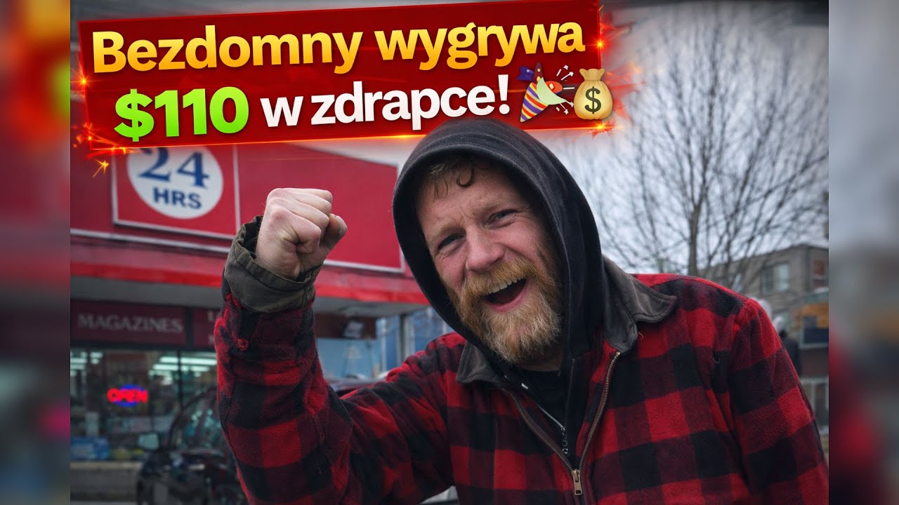 Bezdomny wygrywa $110 w zdrapce 🎉💰, kłótnie 😡🛒 i fryzjerskie przygody 💇‍♂️✂️