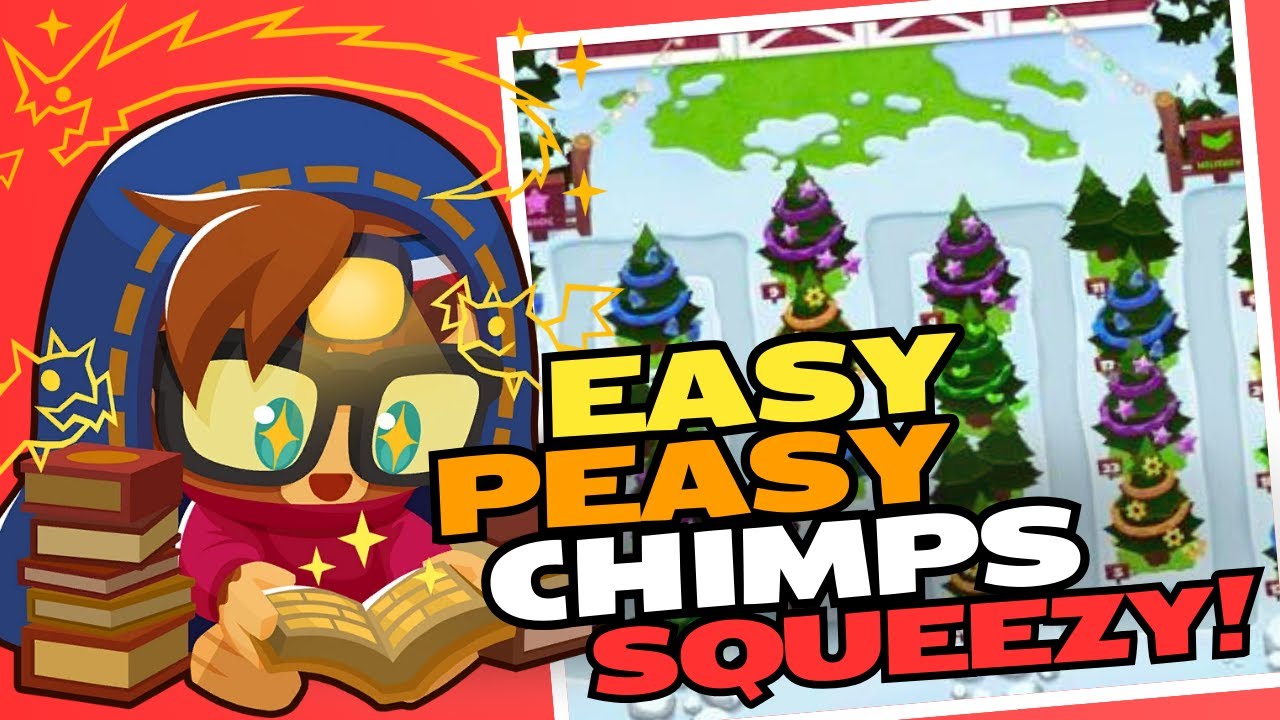 BTD6 One Two Tree CHIMPS &ndash; Easy Peasy CHIMPS Squeezy!