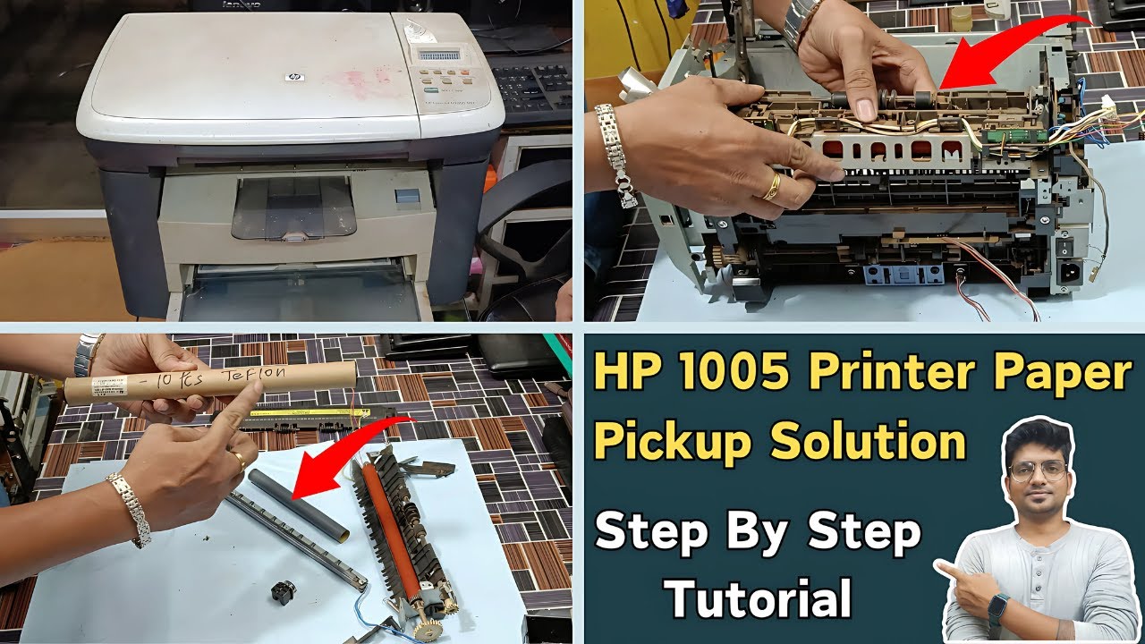 How To Fix Paper Jam In HP M1005 Printer | Printer Repairing Course Online