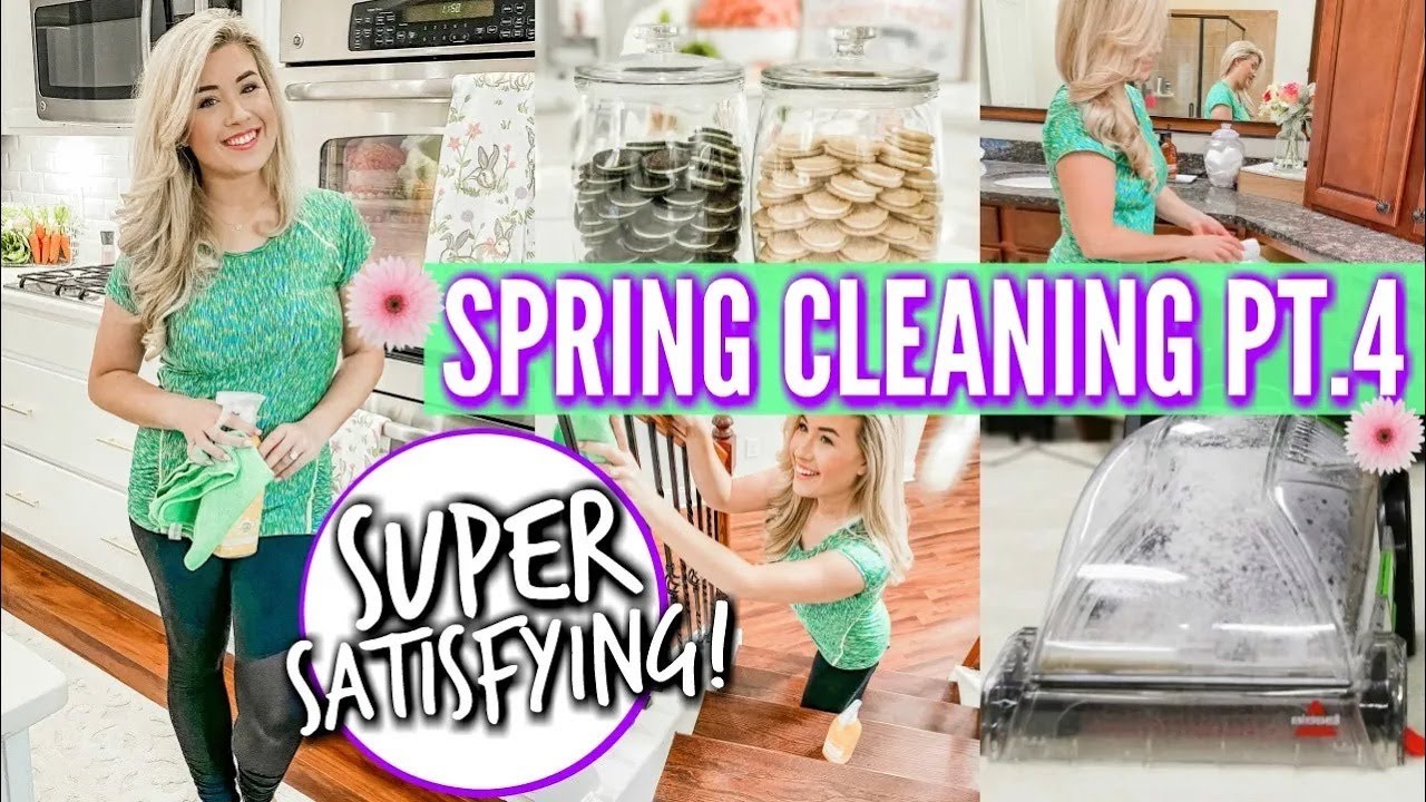 🧼🌸SPRING CLEAN WITH ME | VERY SATISFYING CLEANING MOTIVATION | CLEANING MUSIC | Love Meg