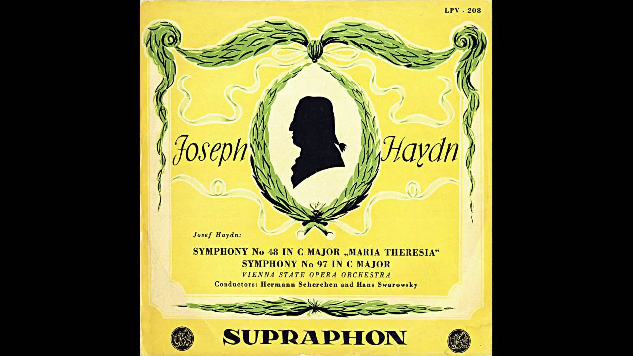 Haydn: Symphony No. 48 'Maria Theresia', Hermann Scherchen, Vienna 1951