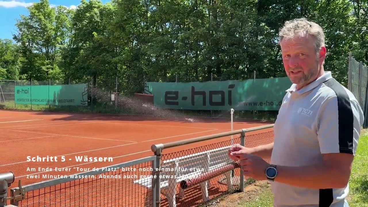 Platzpflege leicht gemacht – So pflegt der TC71 Bremthal seine Tennisplätze!