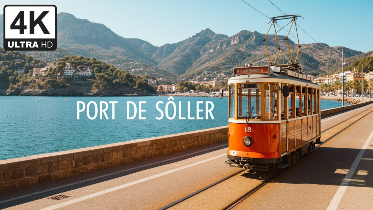 PORT DE S&Oacute;LLER City Tour Mallorca Spain 🇪🇸  4K Walking Full Tour