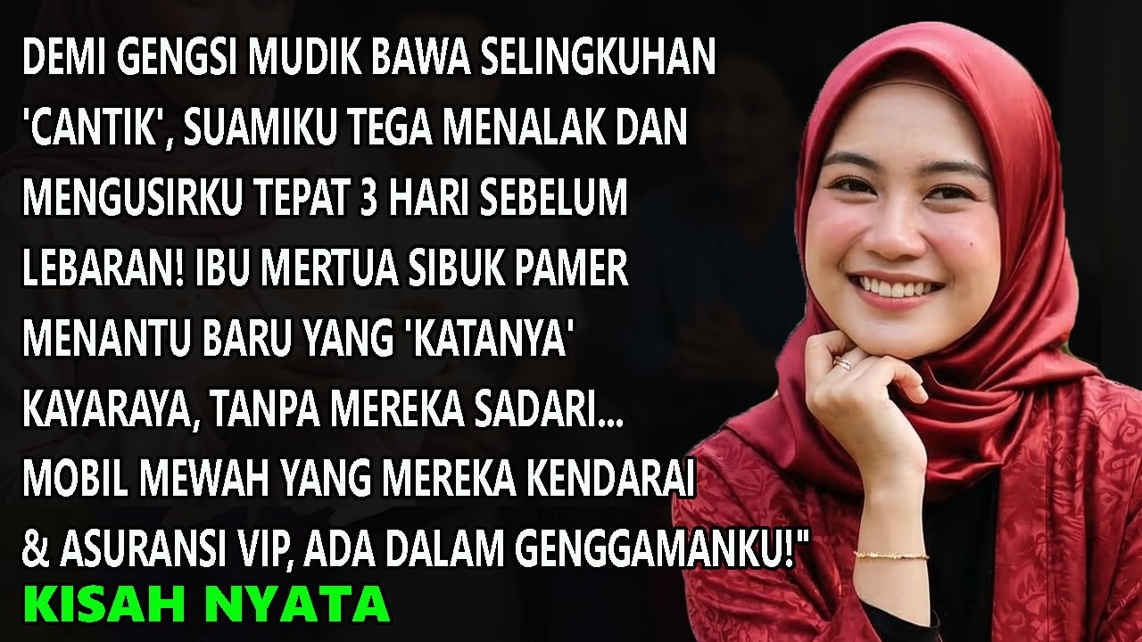 Bawa Pelakor Mudik Usai Talak Aku, Eks Suami Kritis Begitu Tahu Asuransi VIP Sudah Resmi Aku Cabut!