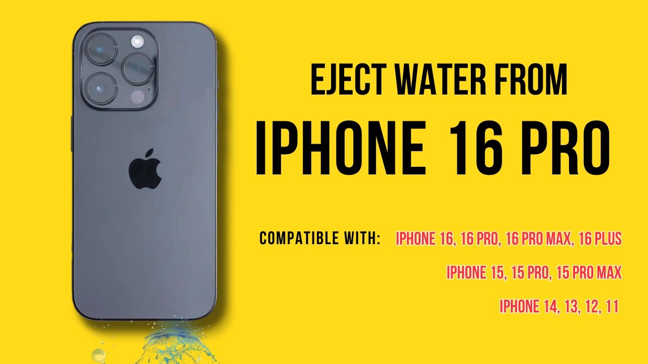 How to Eject Water from iPhone 16 Pro
