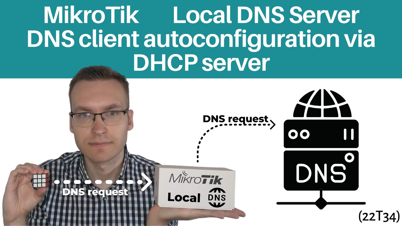 22T34 Własny serwer DNS [konfiguracja MikroTik]