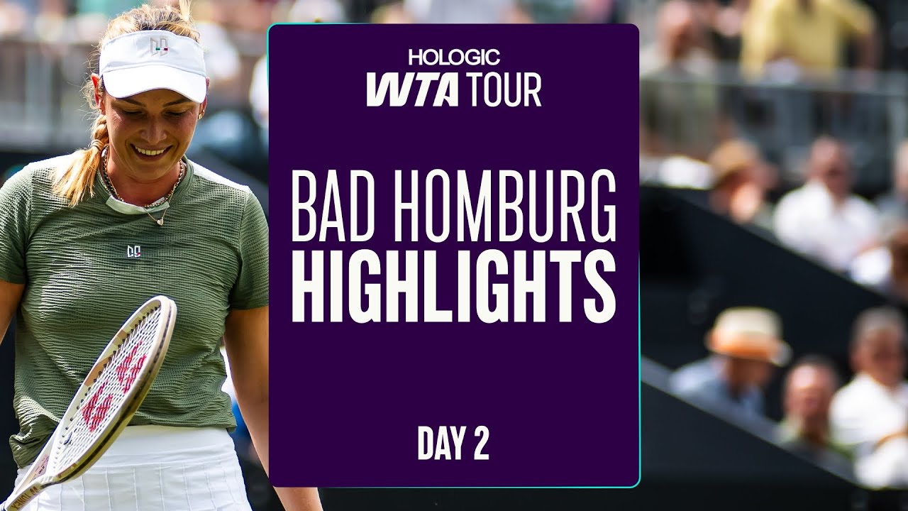 Vekic vs. Shnaider REMATCH, Osaka & Tauson feature on Day 2 in Bad Homburg | WTA Match Highlights