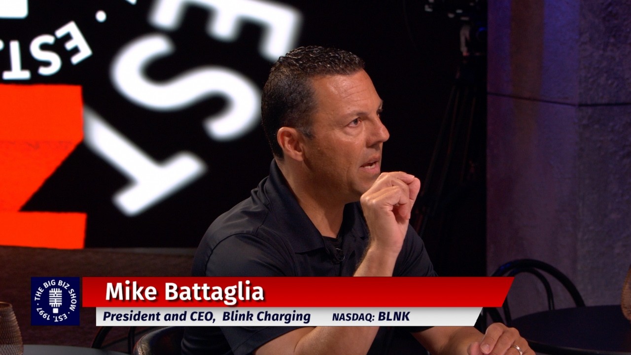 Mike Battaglia, President and CEO of Blink Charging | The Big Biz Show