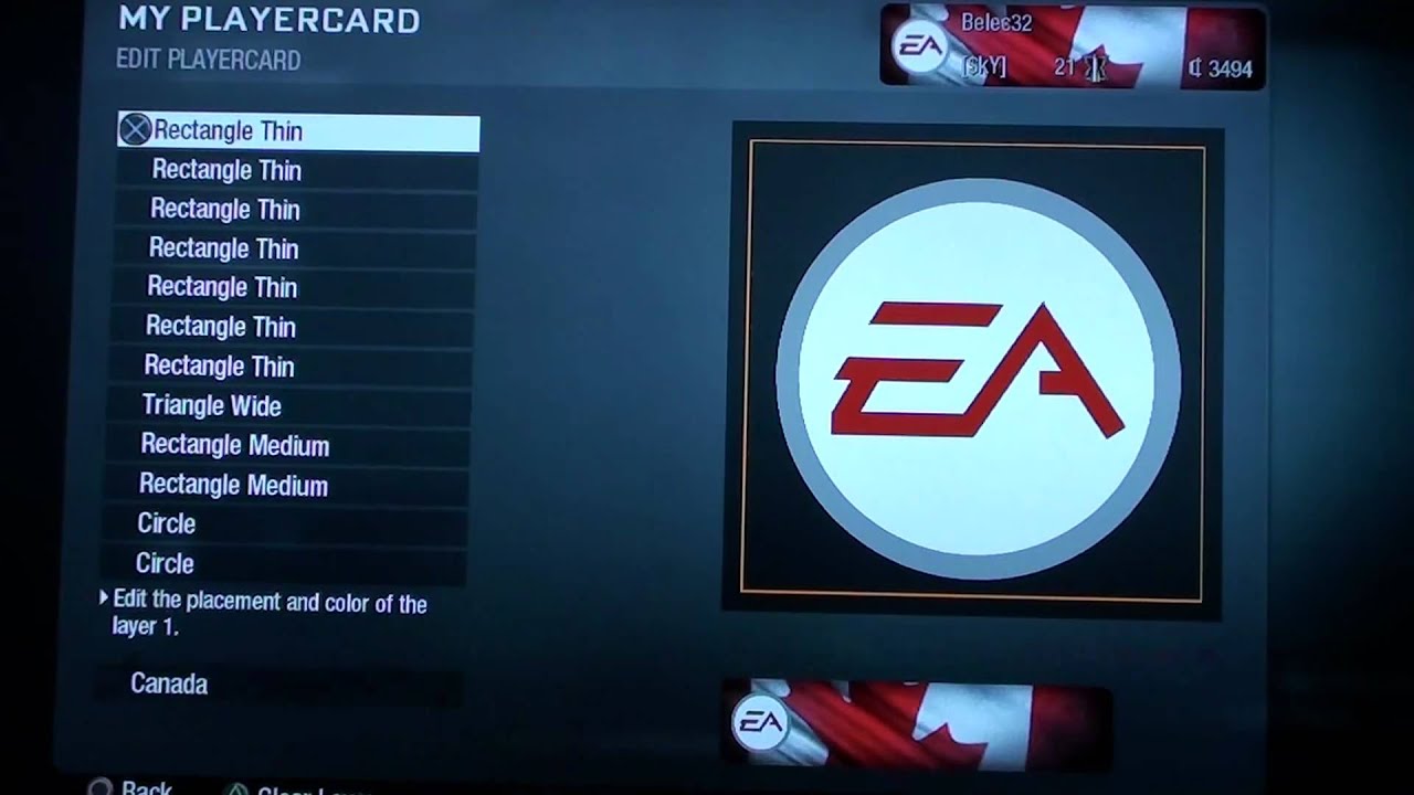 C.O.D Black Ops Emblem EA Sports Logo [HD]