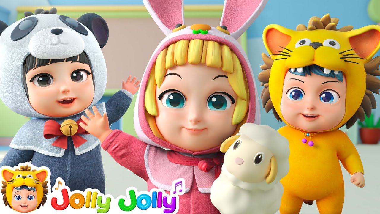Estudar animais | Mary tinha um cordeirinho | Jolly Jolly - Músicas Infantis em Português