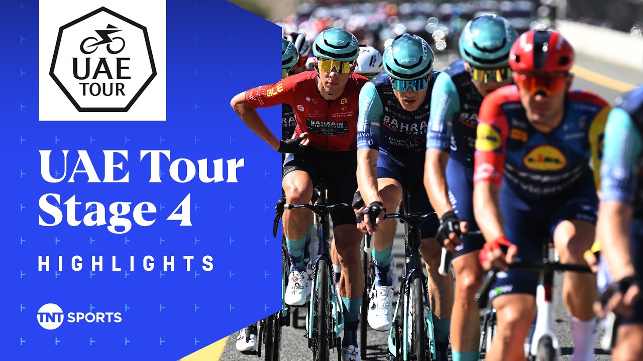 UNSTOPPABLE 🚀 | Men's UAE Tour Stage 4 Race Highlights | TNT Sports Cycling