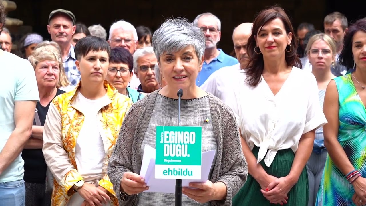 Declaraciones de Ima Garrastatxu después de que PNV-PP-PSE arrebaten alcaldía de Durango a EH Bildu