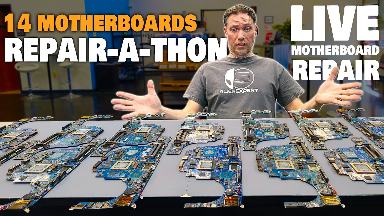 [Live Repair] -- How Many Alienware Motherboards Can I Fix In 4 Hours!