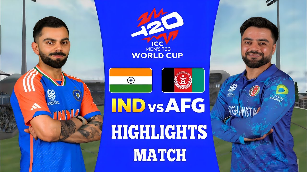 IND vs AFG Highlights | ICC T20 World Cup 2025 | RC Swipe Cricket