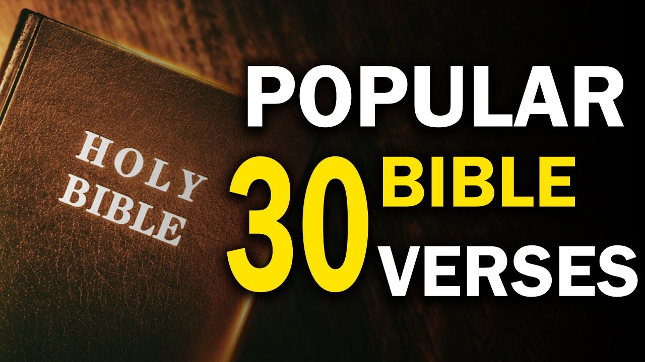 TOP 30 Bible Quotes / Popular Bible Verses