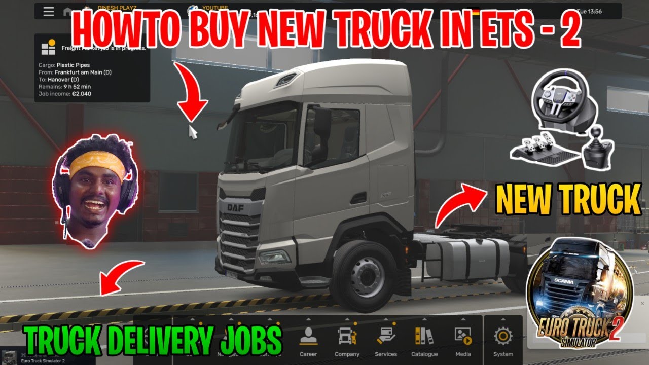 How To Buy New Truck In Ets 2 Tamil | Euro Truck Simulator 2 | How To Add New Truck In Ets 2 #ets2