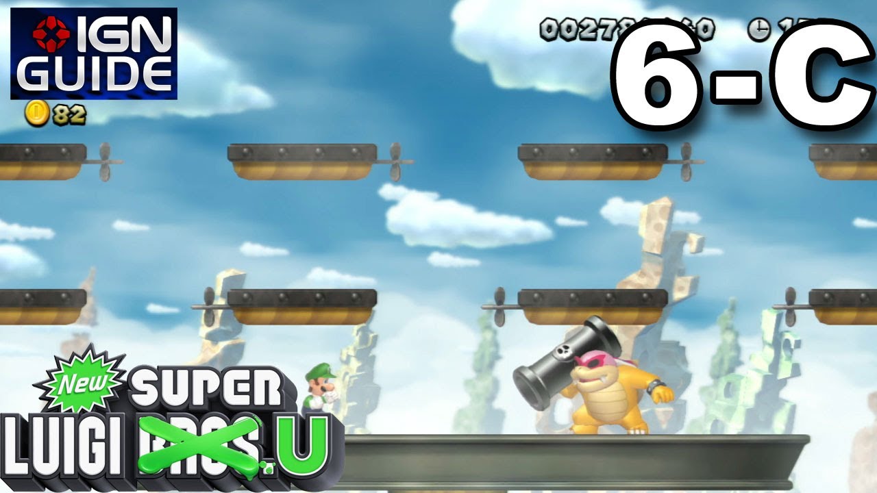 New Super Luigi U 3 Star Coin Walkthrough - Rock Candy Mines Castle: Roy's Ironclad Castle