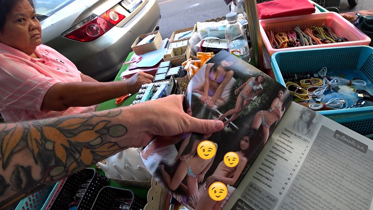 Naughty Magazines Found in Thai Market 🤫🇹🇭