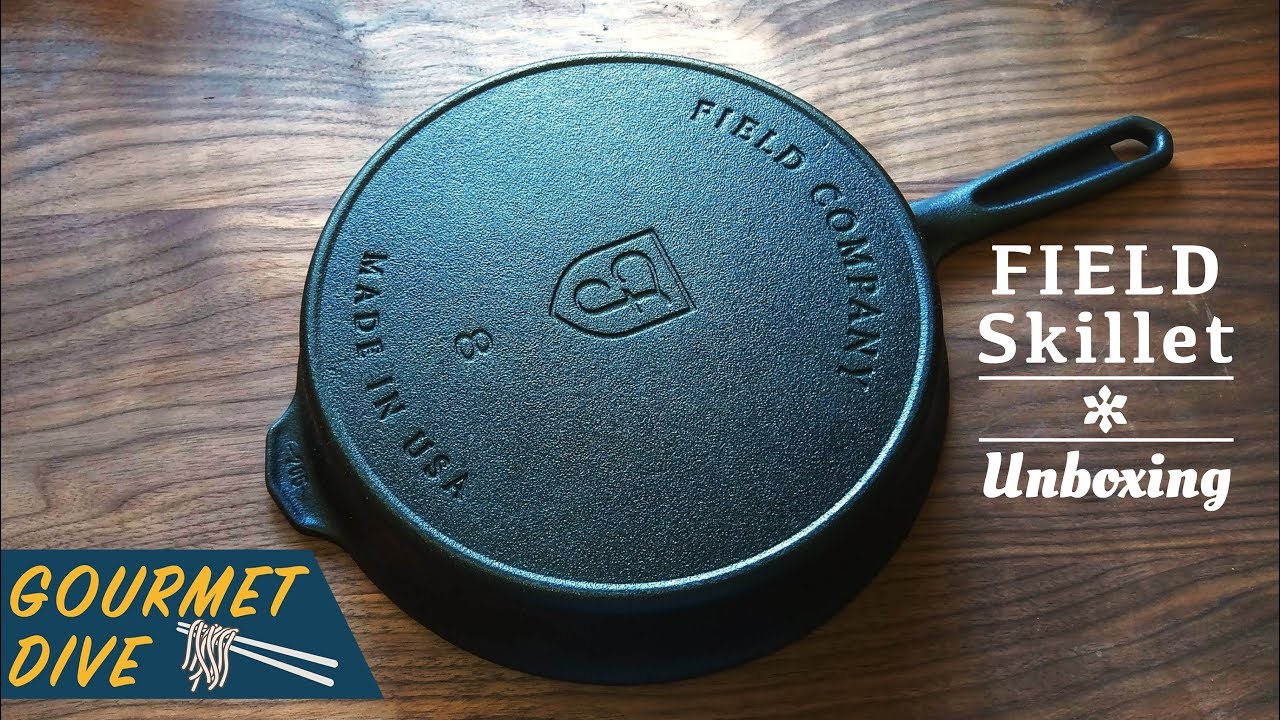 [ Unboxing ] 美國 FIELD COMPANY cast iron skillet 鑄鐵鍋開箱/開鍋