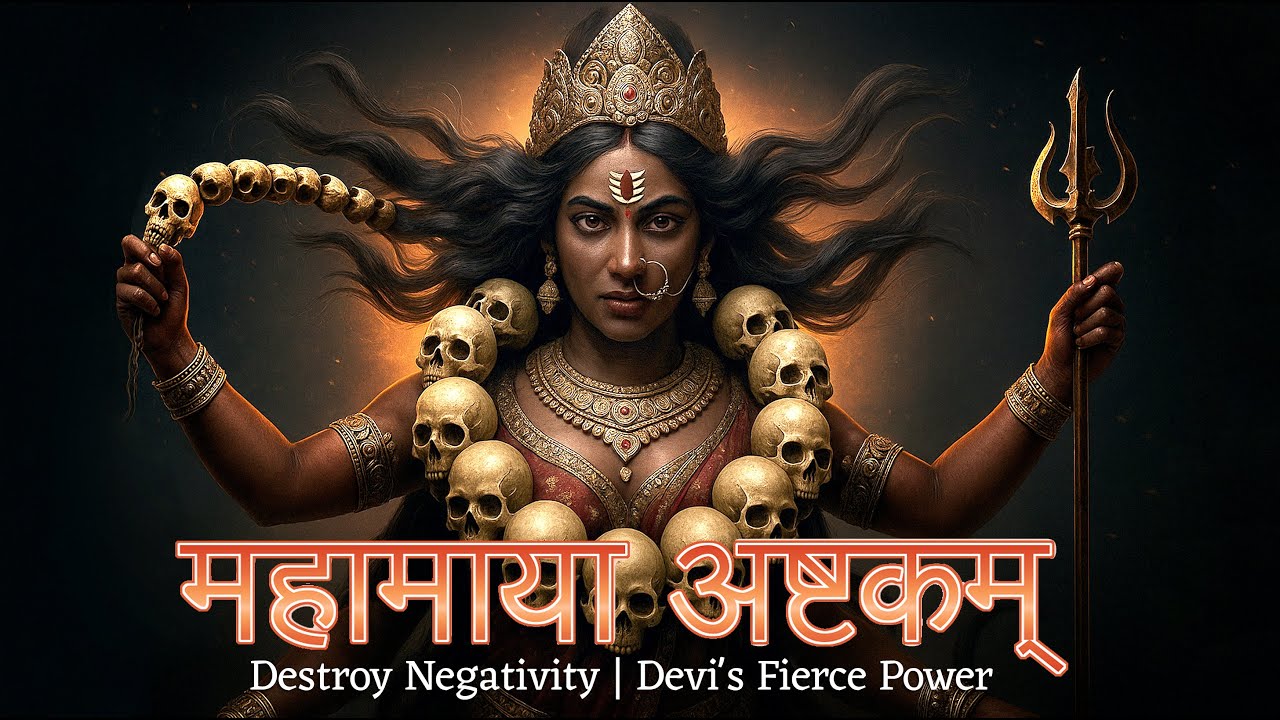 🔱महामाया अष्टकम्🔱 | MAHAMAYA ASHTAKAM | Most Powerful Devi Mantra माँ दुर्गा का शक्तिशाली स्तोत्र 4K