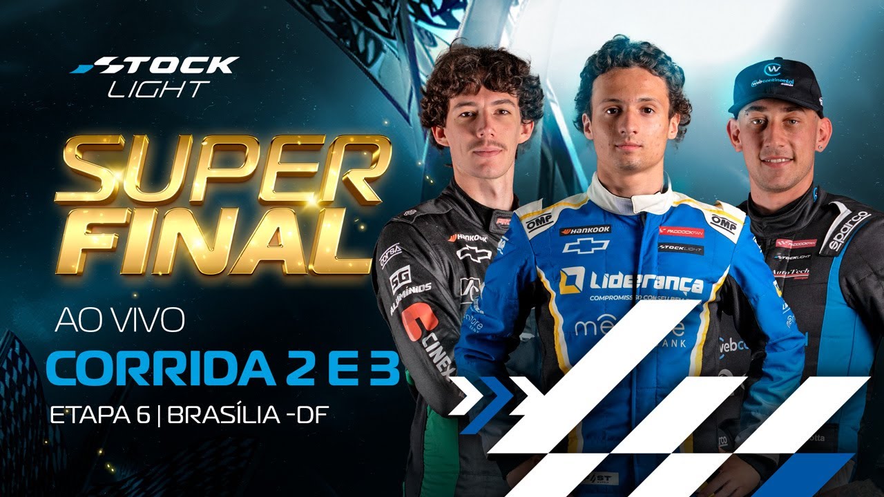 STOCK LIGHT 2025 AO VIVO | 6ª ETAPA - CORRIDAS 2 E 3 | BRASÍLIA, DF