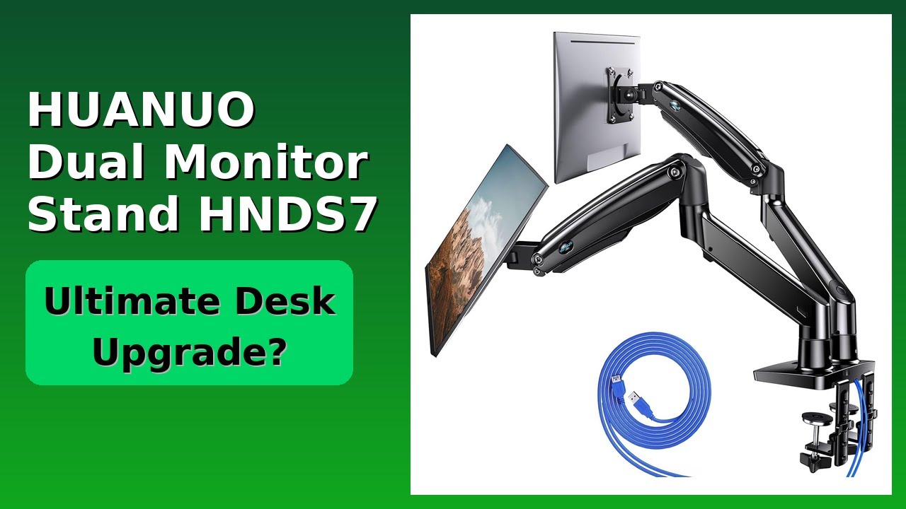 REVIEW (2026): HUANUO Dual Monitor Stand HNDS7. Features.