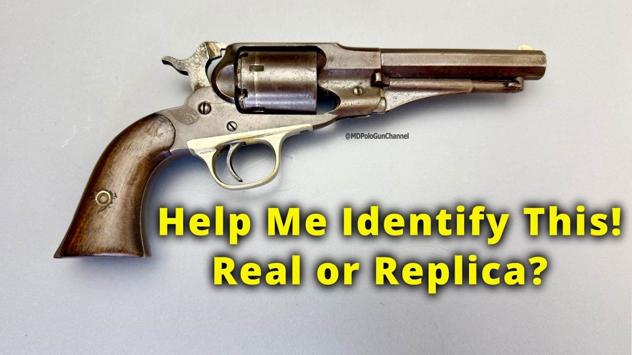 Загадочный револьвер: Сможете ли вы опознать это старинное оружие? (Remington 1858?)