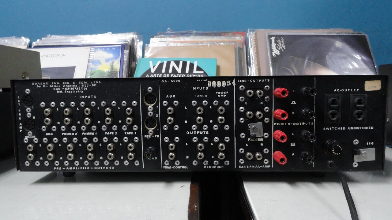O Rei do Som - Amplificador Quasar QA-5500