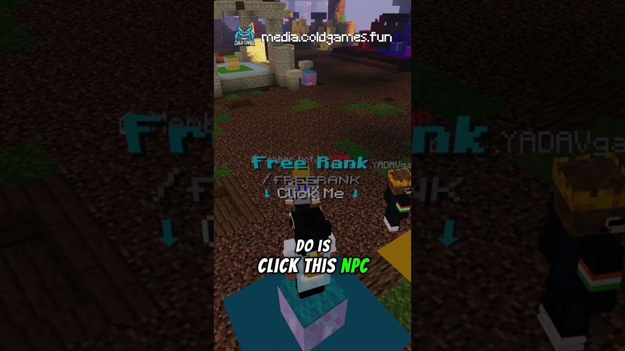 How to Get a FREE Rank on ColdGames Lifesteal SMP (Easy Method!)