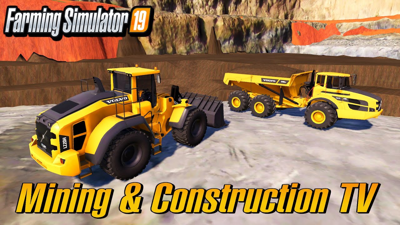 Produce Sand Gravel Tailings And Iron Mining & Construction Economy Map Farming Simulator 2019