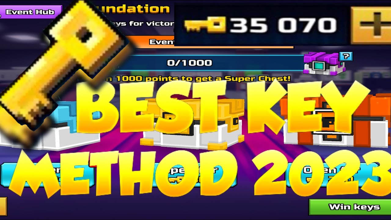 HOW To GET KEYS FAST 2023 - Pixel Gun 3D