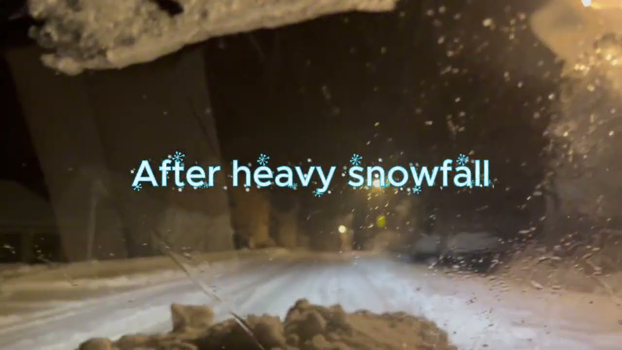 Baden-Württemberg Germany, snowstorm