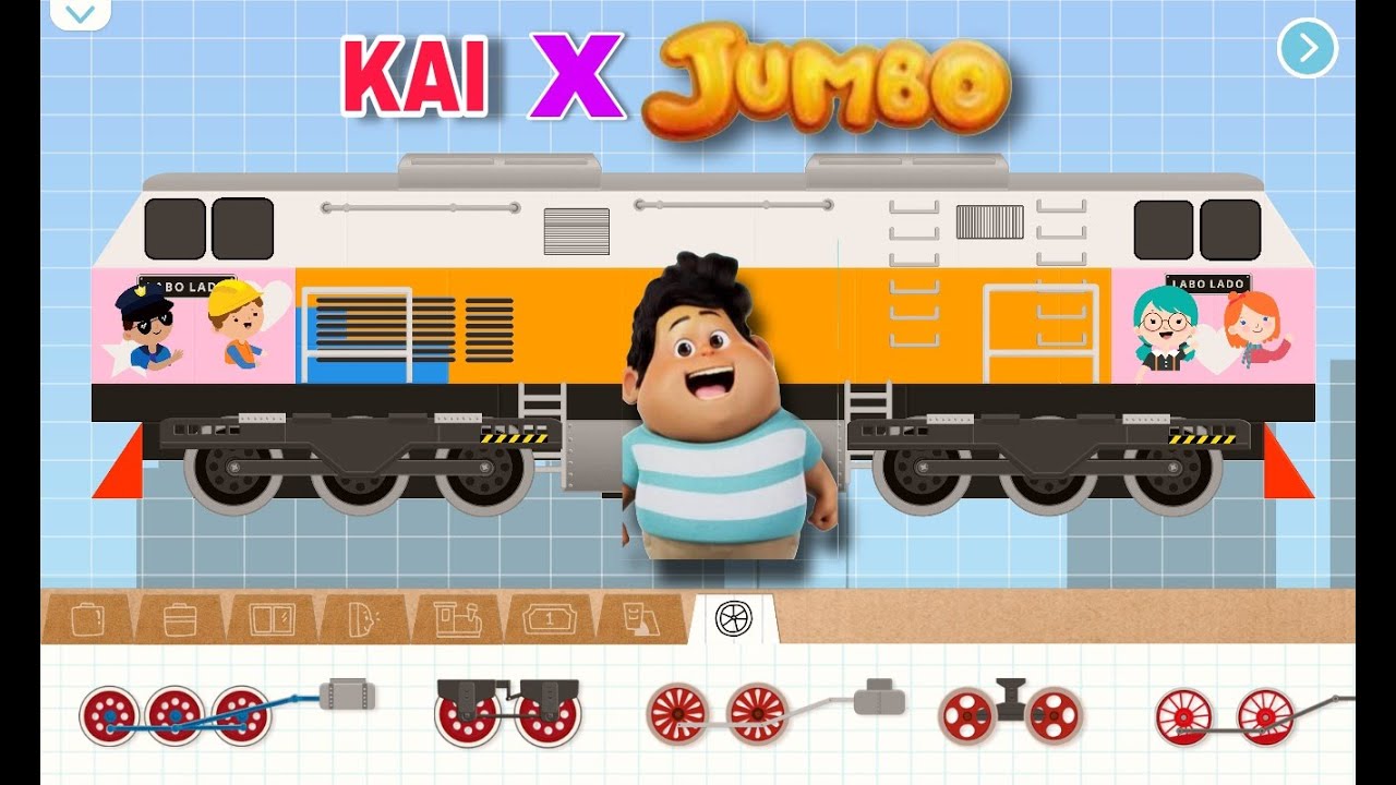 CC206 KAI X JUMBO Versi Labo Brick Train