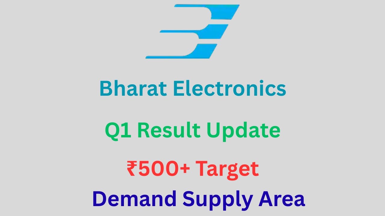 Bharat Electronics Share Q1 Result BEL Stock Long Term Target & Chart Analysis Supply Demand Zones