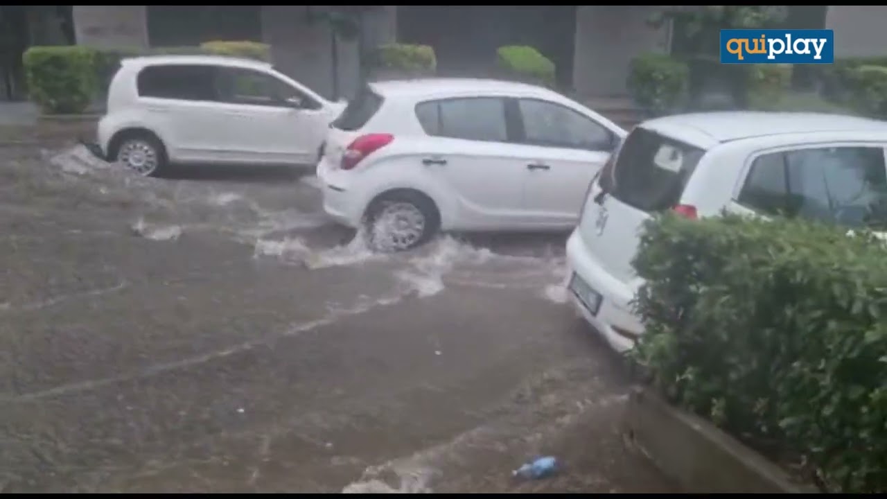 Maltempo, vento grandine e pioggia su Cosenza e Rende