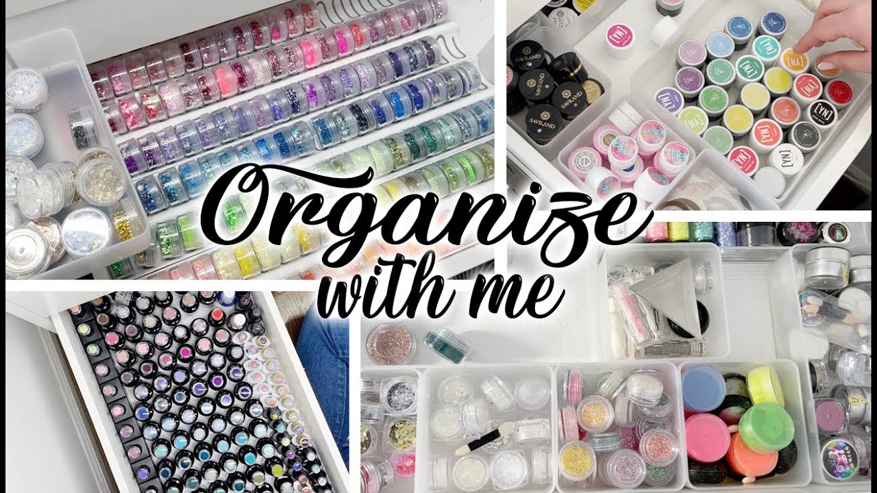 ORGANIZE MY NAIL ROOM | Nail Room Organization