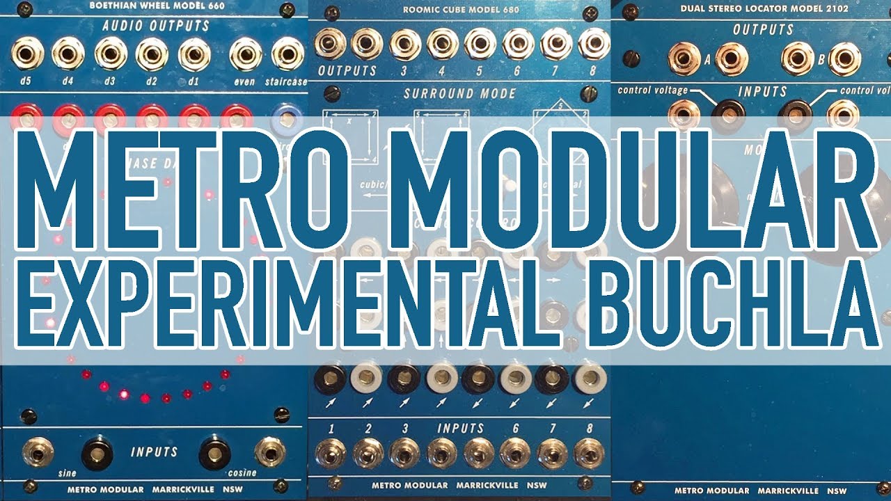 New experimental Buchla from Metro Modular // Superbooth 2019