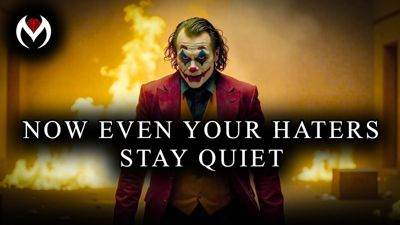 YOU HANDLED THAT CHAOS WITH SUCH CLASS… NOW EVEN YOUR HATERS STAY QUIET - JOKER SPEECH