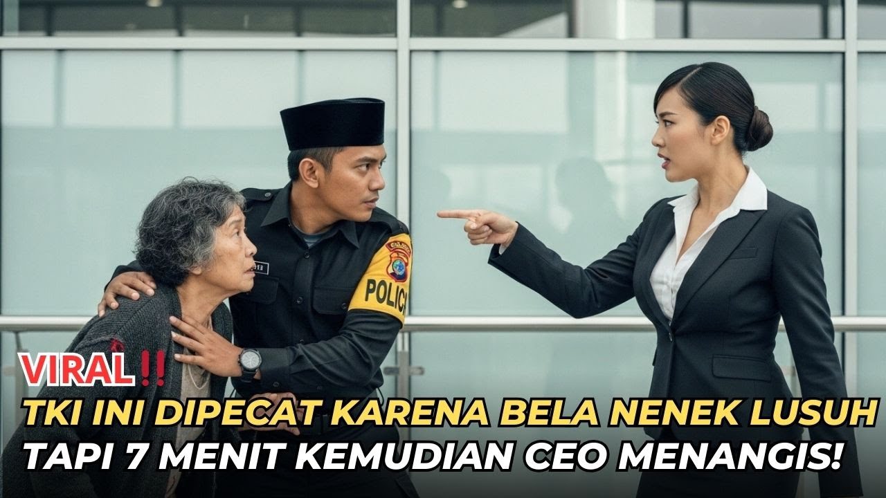 TKI Ini Dipecat Karena Bela Nenek Pemulung… Tapi 7 Menit Kemudian CEO Cantik Tersungkur Menangis!
