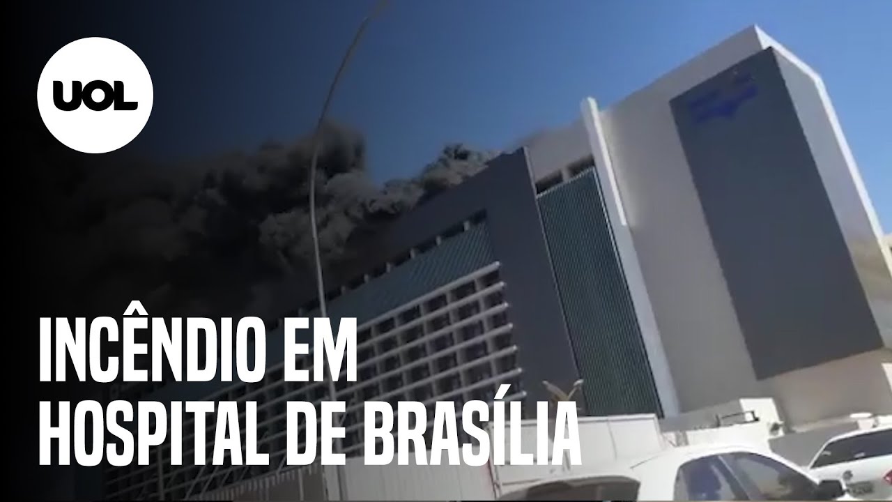 Incêndio atinge Hospital Santa Luzia, em Brasília