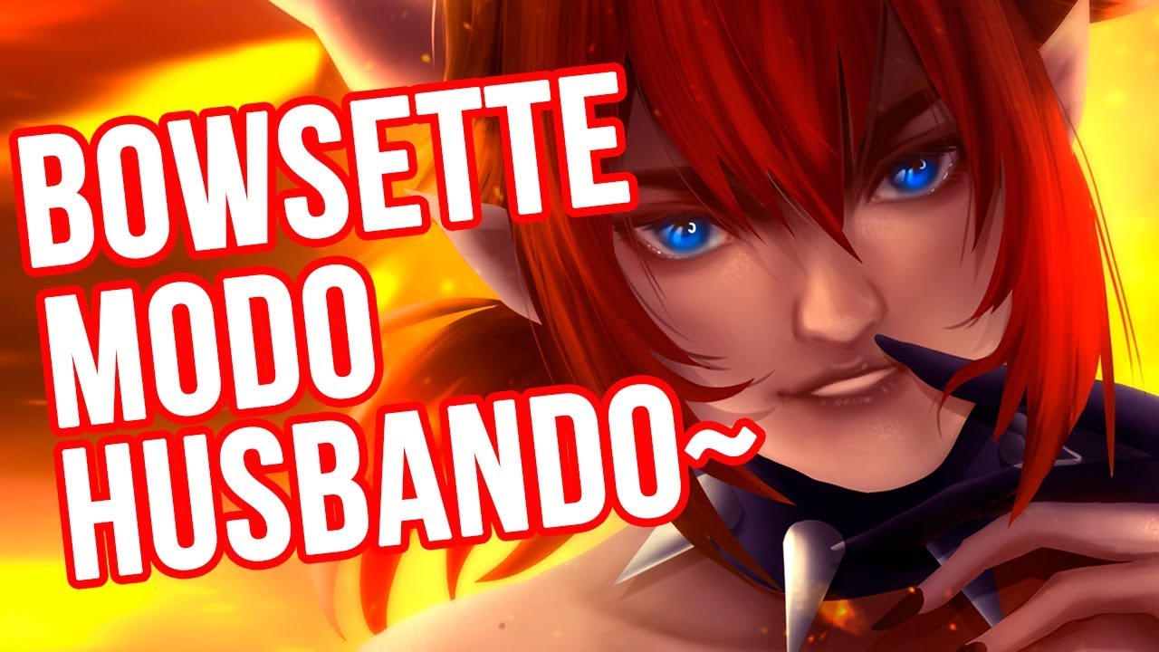 ✿ BOWSETTE modo Husbando (≖ ͜ʖ≖) Dibujo en escala de grises ✿