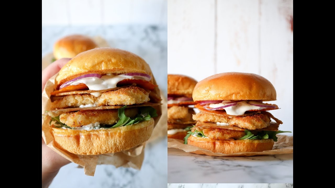 Den Ultimative Sprøde Kyllingeburger - Nem Aftensmad - One Kitchen DK