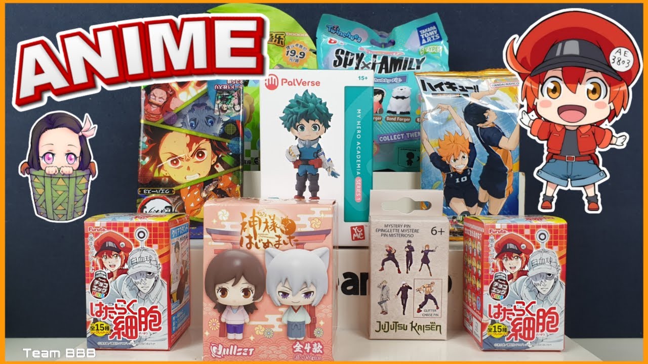 ANIME UNBOXING HAUL 19! Cells At Work My Hero Academia Blue Lock Spy X Family JJK  Demon Slayer